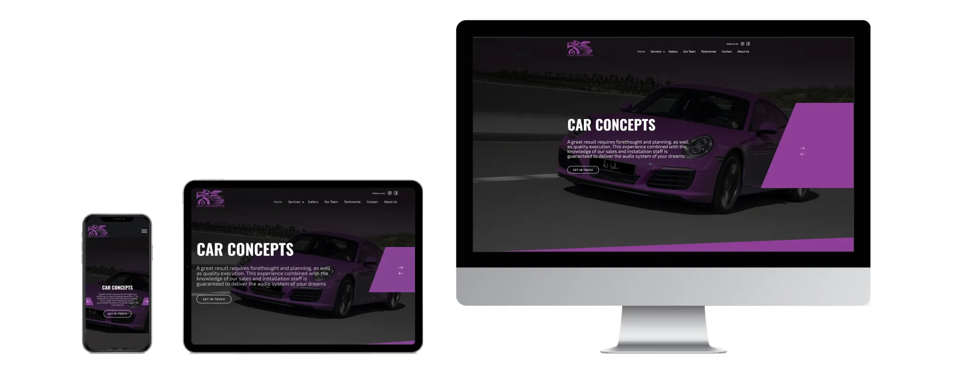 Car Concepts Website