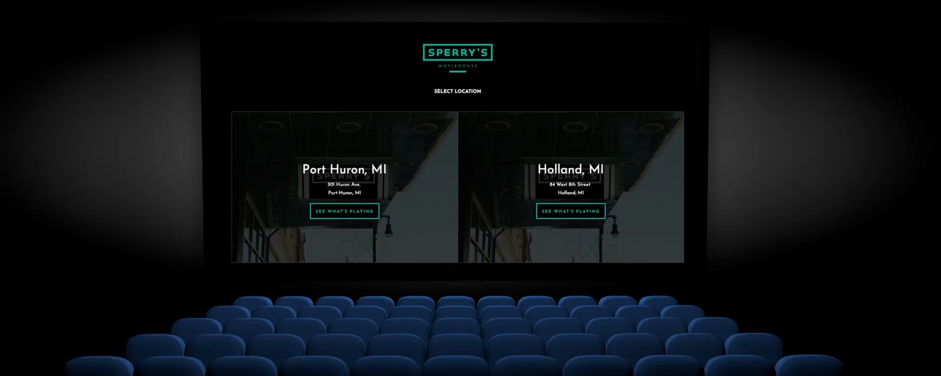 Sperrys Website Movie Theater